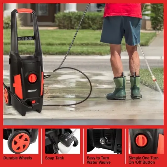 Stalwart 2400 PSI Pressure Washer with 5 Nozzles image {3}