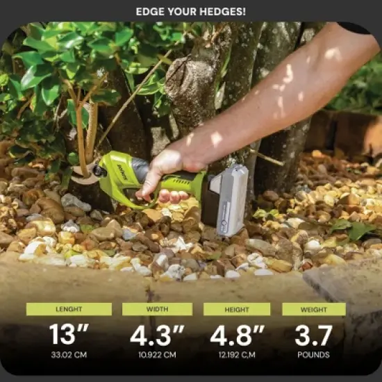 Sun Joe 24V Cordless Handheld Pruner with Battery, Charger & Steel Blades for Trimming Wood, Branches, Twigs and Stems, 80 Watts 24V-PRN1-LTE image {2}