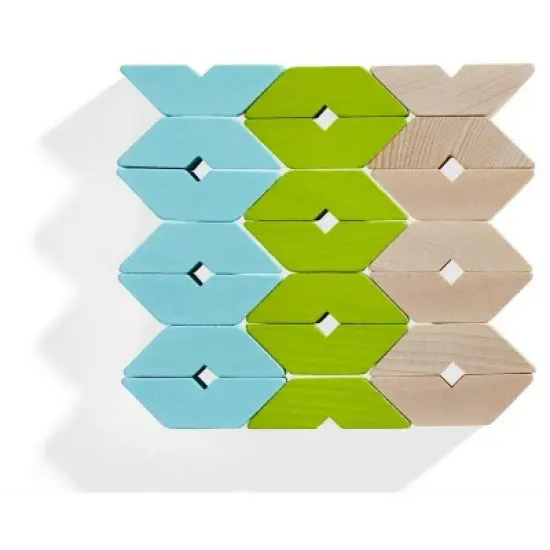 HABA Varius Building Blocks with Pattern Cards (Made in Germany) image {1}