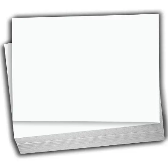 Hamilco White Cardstock Paper - Flat 4.5" X 6.25" A6 Blank Index Flash Note & Post Cards - 65 lb Cover for Printer - 100 Pack image {6}