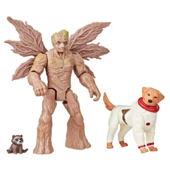 Marvel Guardians of the Galaxy Vol. 3 Groot/Marvel's Cosmo/Baby Rocket Action Figure Set - 3pk image {3}