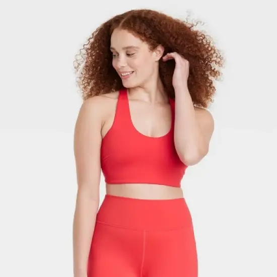 Women's Light Support Brushed Sculpt Unpadded Bra - All in Motion&trade; image {6}