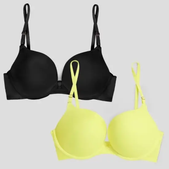 Smart & Sexy Add 2 Cup Sizes Push-Up Bra 2-Pack image {10}