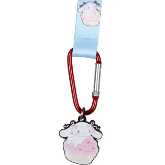 Cinnamoroll Wrist Strap Lanyard For Keys Keychain Wallet with Carabiner image {2}