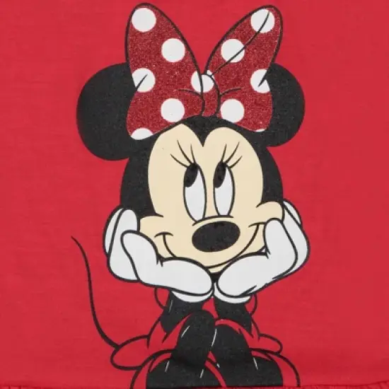 Disney Minnie Mouse Girls T-Shirt and Leggings Outfit Set Toddler  image {7}