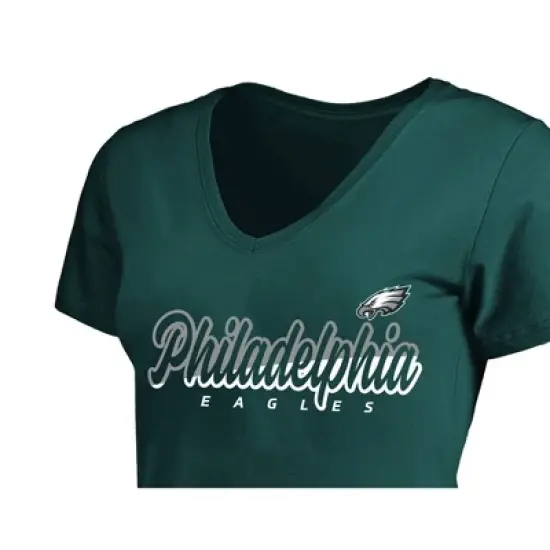 NFL Philadelphia Eagles Short Sleeve V-Neck Plus Size T-Shirt image {2}