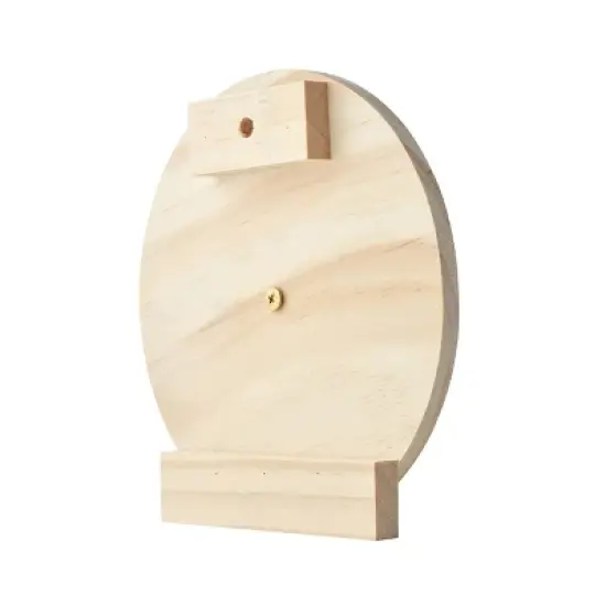 Light Autumn Wood Spinning Wheel Gifts for Dad, Brown image {4}