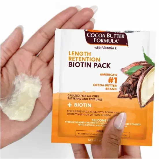 Palmer's Cocoa Butter Formula Biotin Hair Treatment Pack - 2.1oz image {3}