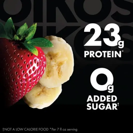 Oikos Pro Fat Free Strawberry Banana Cultured Dairy Drink - 23g Protein 7 fl oz image {3}