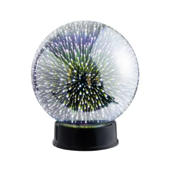 Celestial Garden 6 inch Merkury Glass Orb Light with Base image {3}