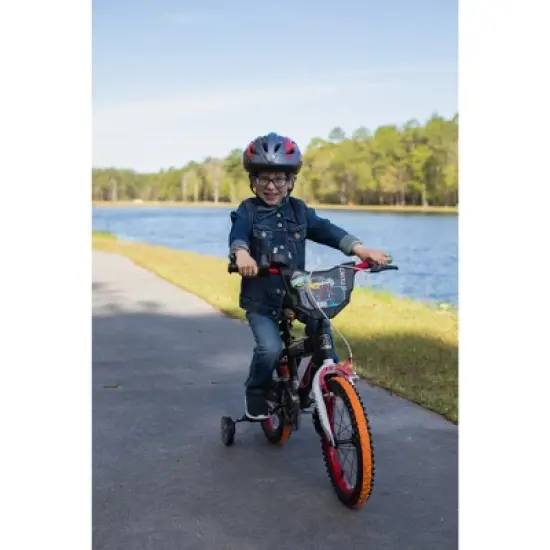 Hot Wheels 16" Kids' Bike - Black/Red image {7}