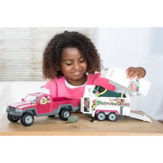Schleich Truck and Horse Trailer Set image {2}
