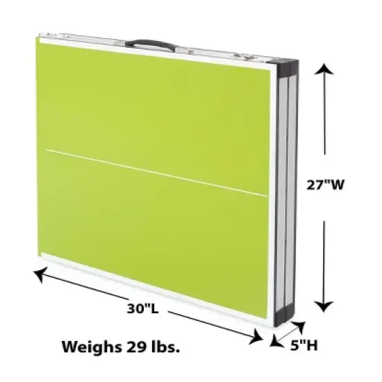 HearthSong - Pick-Up-and-Go Portable Table Tennis Family Game for Indoor and Outdoor Active Play image {6}