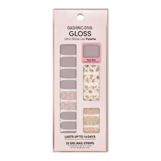 Dashing Diva Gloss Palette Gel Nail Polish Strips - 32ct image {10}