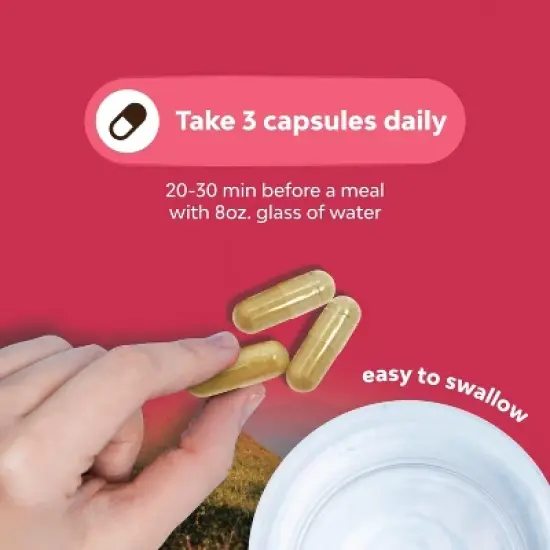 Horny Goat Weed for Women Capsules, Female Support Blend, Ashwagandha Panax Ginseng & Maca Root, Increase Drive Energy & Mood, Nature's Craft, 90ct image {3}