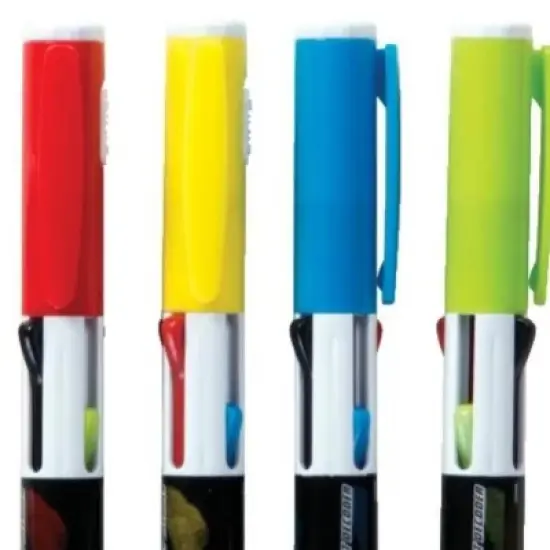 Secret Message Spy Pens (4 Pack) - Invisible Ink, Decoder Light, 3 Colors image {1}