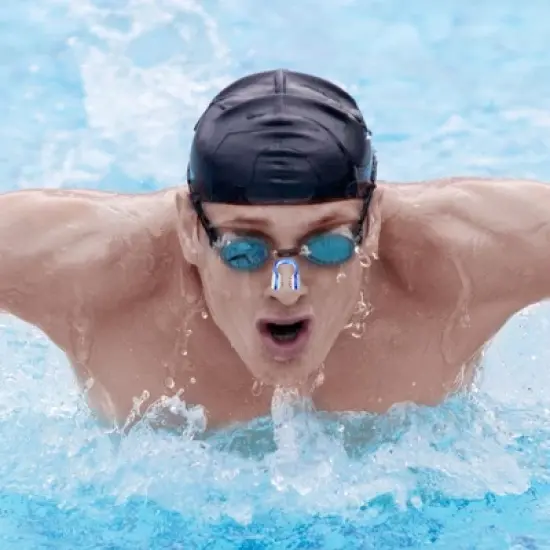 Unique Bargains Swimming Diving Tool Plastic Nose Clips Assorted Color 3 Pcs image {2}