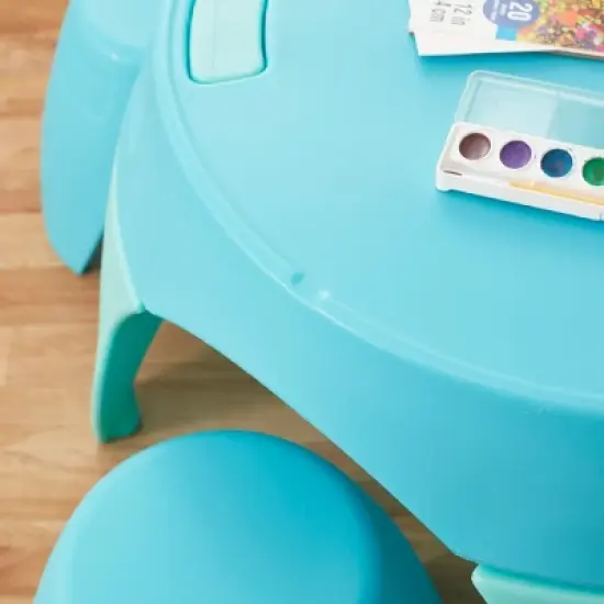 ECR4Kids Ayana Table and Stool Set, Plastic Kids' Table and Chairs image {5}