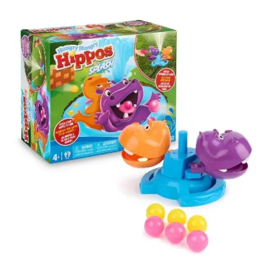 Hasbro Hungry Hungry Hippos Splash Game by WowWee image {1}
