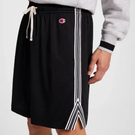 Champion Men's University Taped Mesh Shorts image {3}