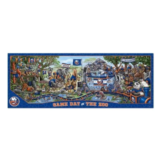 NHL New York Islanders Game Day At The Zoo Puzzle - 500pc image {2}