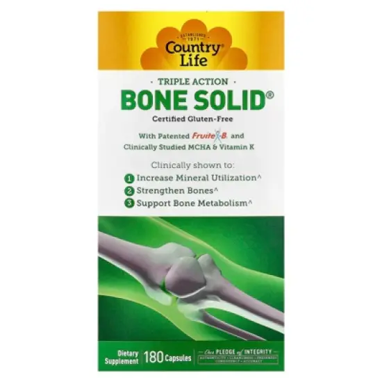 Country Life Triple Action Bone Solid&reg;, 180 Capsules image {4}