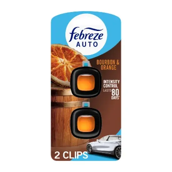 2ct Febreze Auto Bourbon and Orange image {12}