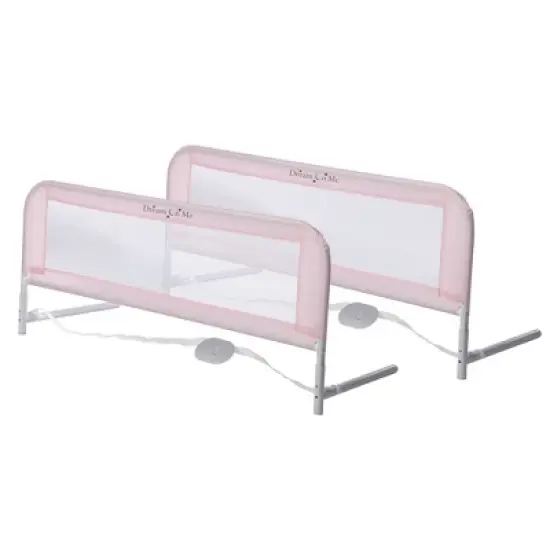 Dream On Me Adjustable Mesh Bedrail Double Pack image {9}