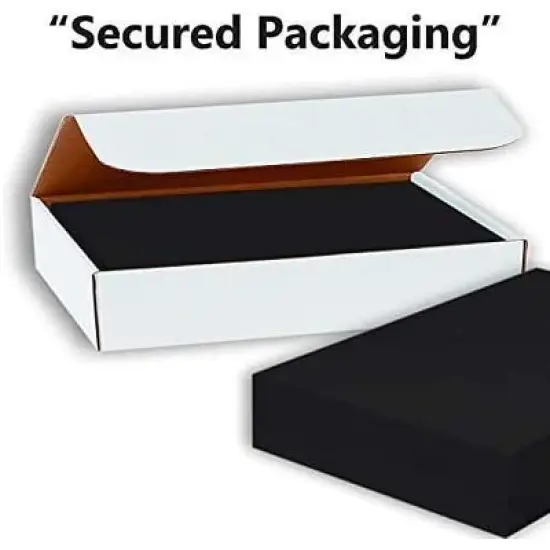 Hamilco 8x10 Black Cardstock Paper 80 lb Cover Card Stock 50 Pack image {2}