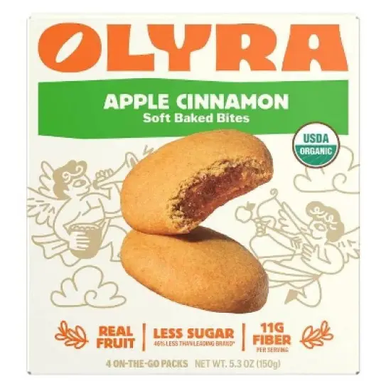 Olyra Snack Bars Apple Cinnamon Fruit and Grain Bites - 5.3oz/4ct image {6}