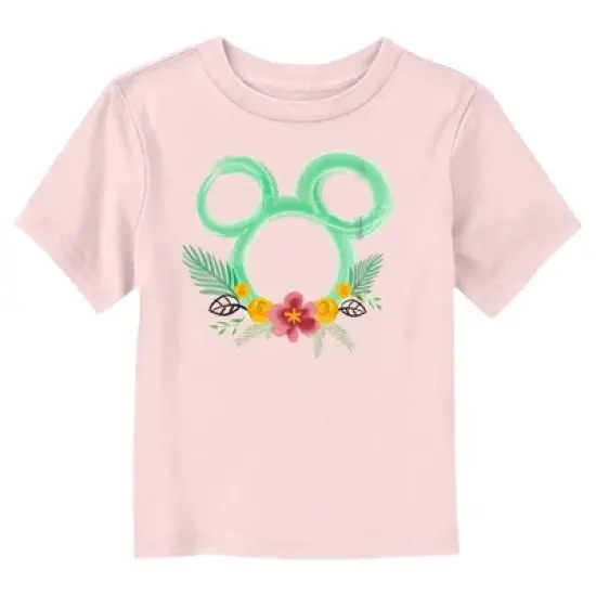 Toddler's Mickey & Friends Watercolor Flower Crown T-Shirt image {2}