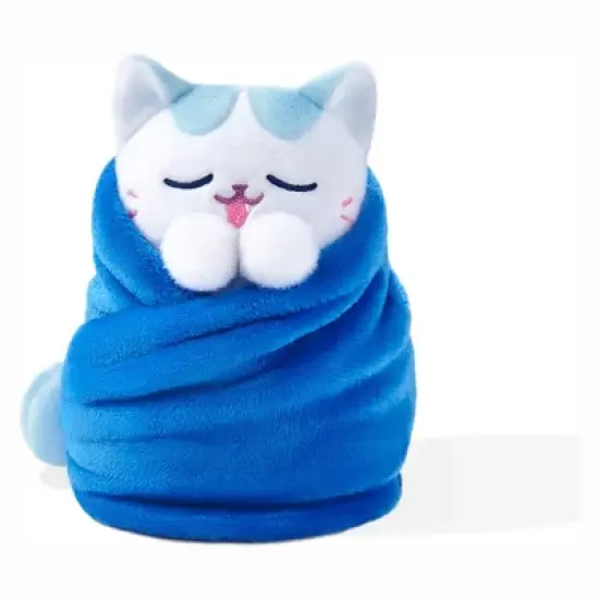 Uncute Purritos 7 Inch Plush Cat in Blanket | Snow Cone image {1}