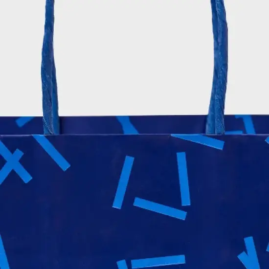 Small Gift Bag Navy with Sprinkles - Spritz&trade; image {2}