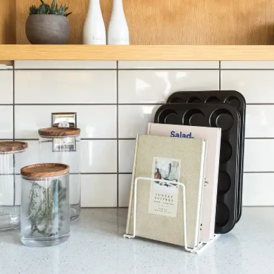 Better Houseware Coated-Steel Large Organizer in White image {4}