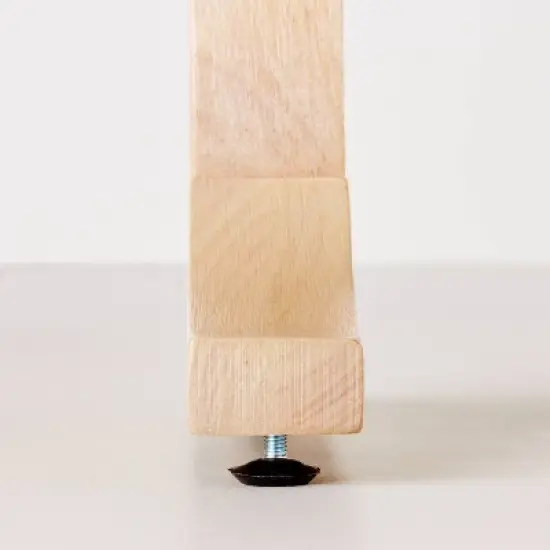 Pedestal Wood Console Table - Natural - Hearth & Hand&trade; with Magnolia image {4}