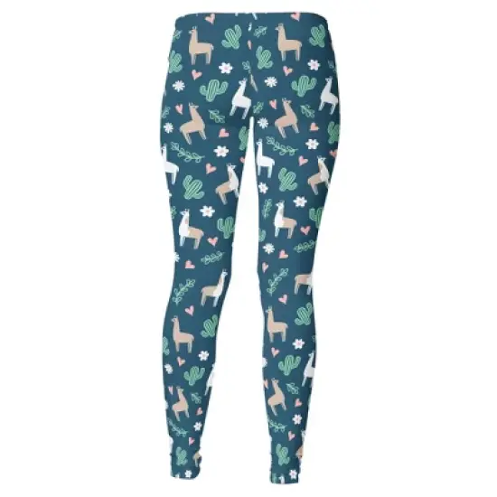 Womens Space Alien Leggings Cute Funny UFO Galactic Ladies Yoga Pants - Crazy Dog  For Astronauts image {6}