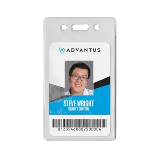 Advantus&reg; Proximity Badge Holders, Horizontal, Clear, Pack of 50 image {2}
