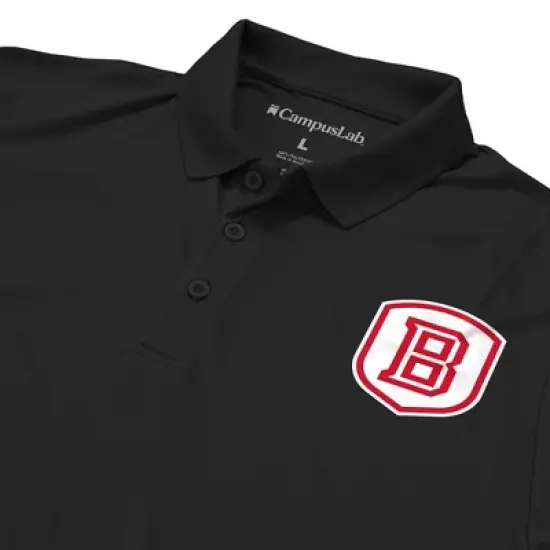 Men's Bradley University Adult Polo Left Chest Logo image {3}