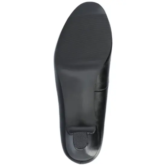Journee Collection Womens Luu-m Comfort Insole Round Toe Low Block Heel Pumps image {4}