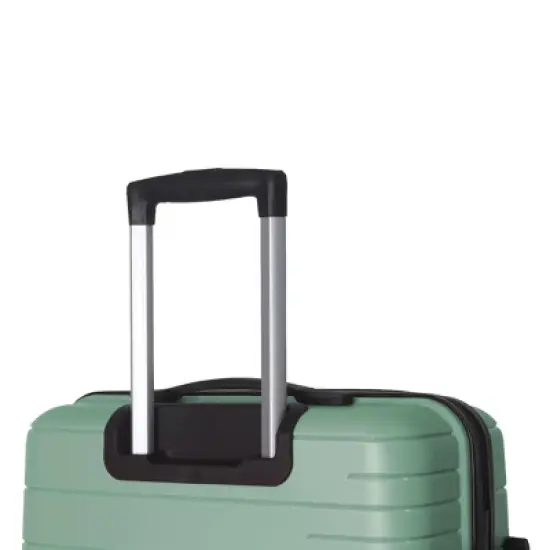 MAYEERTY 3 Piece Lightweight Luggage Set, PP Hardshell Carry on Suitcase with Spinner Wheels & TSA Lock, Green - 20"/24"/28" image {7}