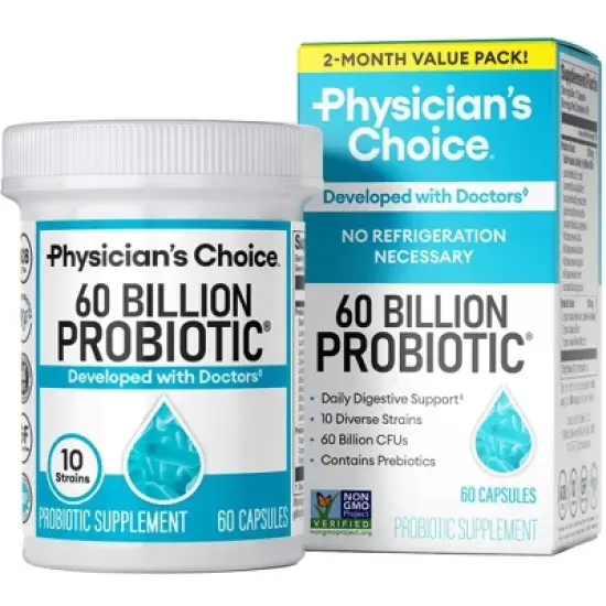 Physician's Choice 60 Billion Probiotic with Prebiotic Capsules image {11}