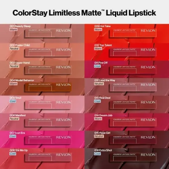Revlon No-Budge Matte ColorStay Limitless Liquid Lipstick - 0.17 fl oz image {7}