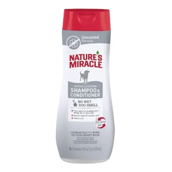 Nature's Miracle Hypoallergenic Shampoo & Conditioner for Dogs - 16 fl oz image {9}