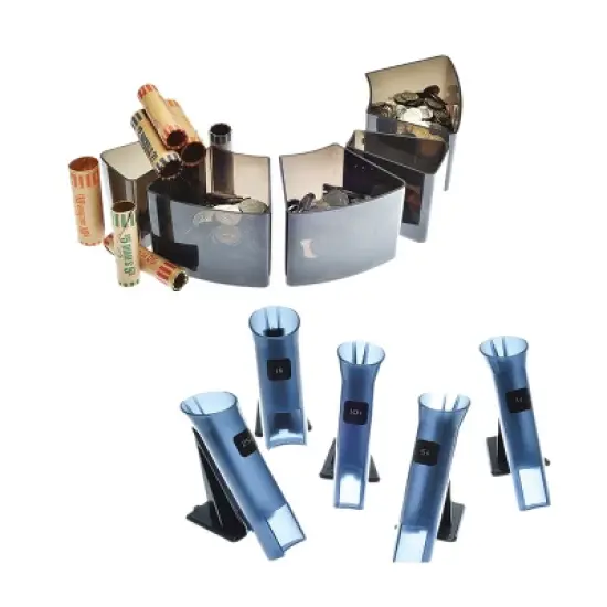 Nadex Coins&trade; S540 Coin Counting Sorter and Coin Roll Wrapper in Gray image {1}