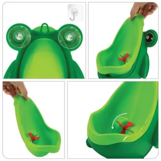 Lulyboo Frog Potty Training Urinal - Green image {2}