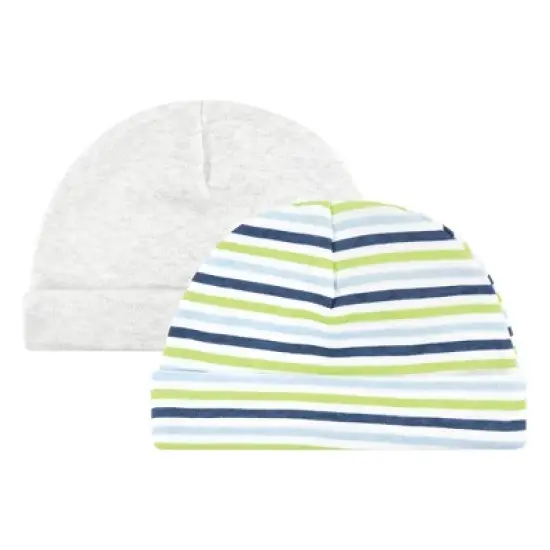 Hudson Baby Unisex Baby Cotton Cap and Scratch Mitten Set, Boy Yellow Safari, 0-6 Months image {5}