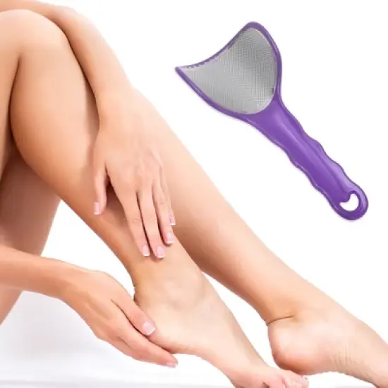 Unique Bargains Lightweight Curved Foot File 10.04"x4.41" 1 Pc image {1}