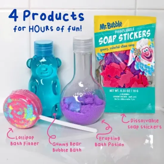 Mr. Bubble Kids' Ultimate Pack of Bath Time Fun Gift Set - 8.18oz image {2}