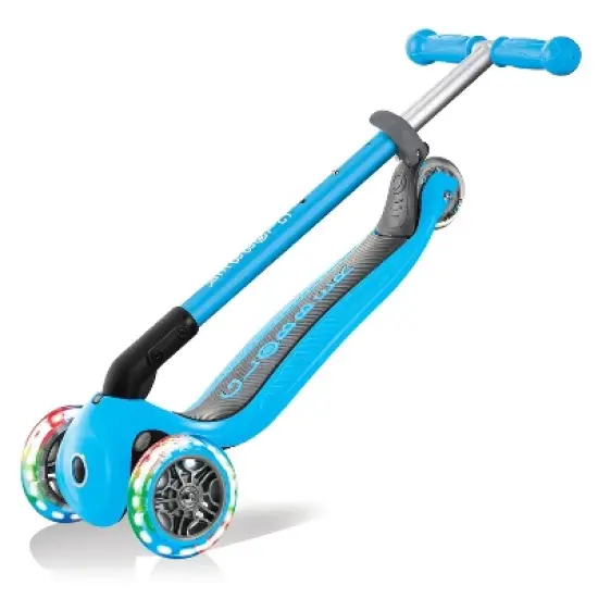 Globber Primo Foldable 2 Wheel Kids' Kick Scooter - Light Blue image {8}