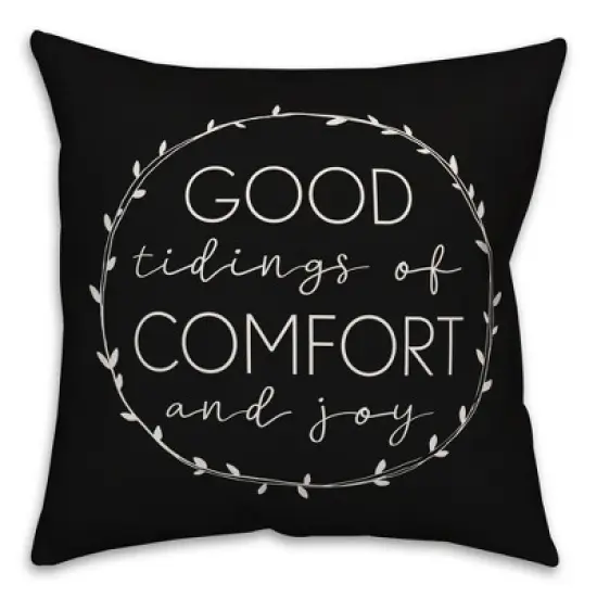 Creative Products Good Tidings of Comfort and Joy 20x20 Indoor / Outdoor Pillow image {2}